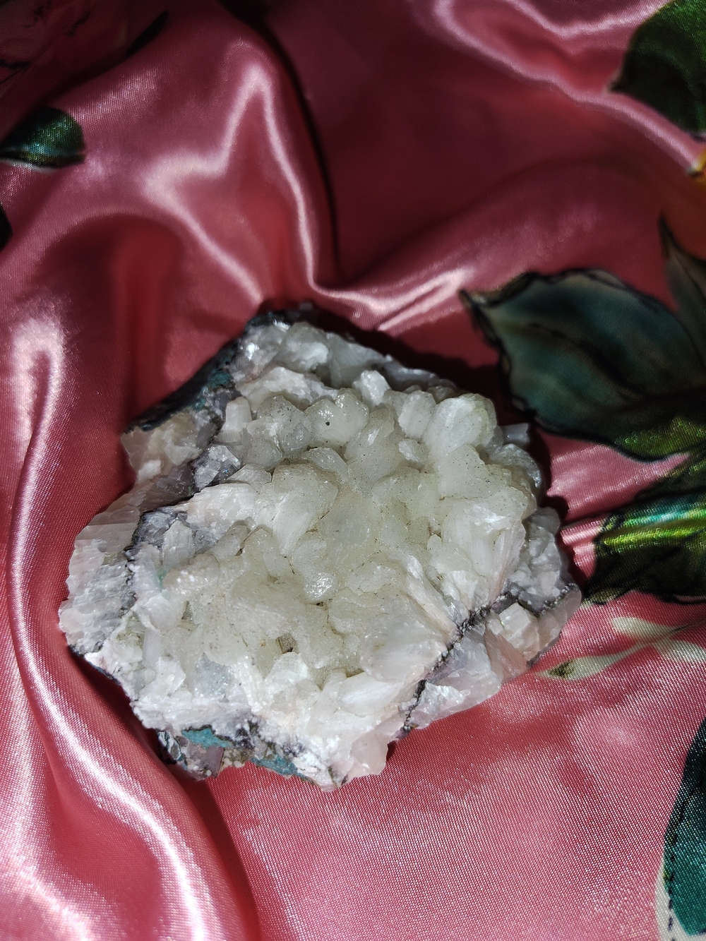 Natural White Crystal Cluster Decorative Accent